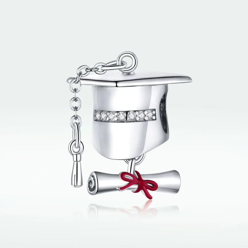 (kép) PANDORA típusú főiskolai érettségi sapka charm - BSC357 - Megtekintés 5