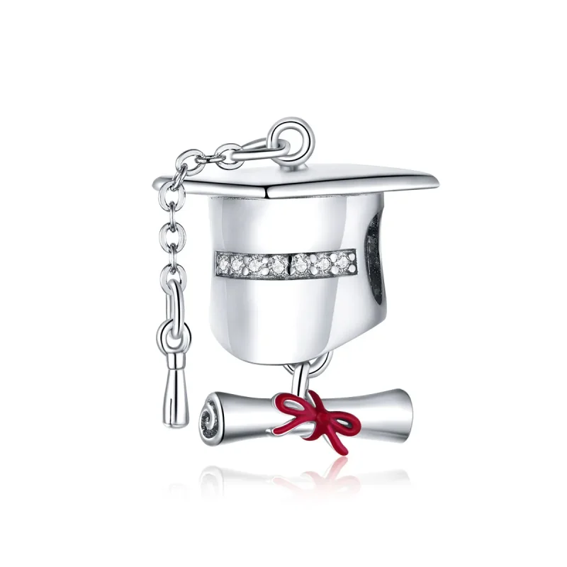 (kép) PANDORA típusú főiskolai érettségi sapka charm - BSC357
