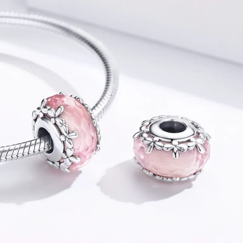 (kép) PANDORA típusú floret charm - SCC1282 - Megtekintés 4