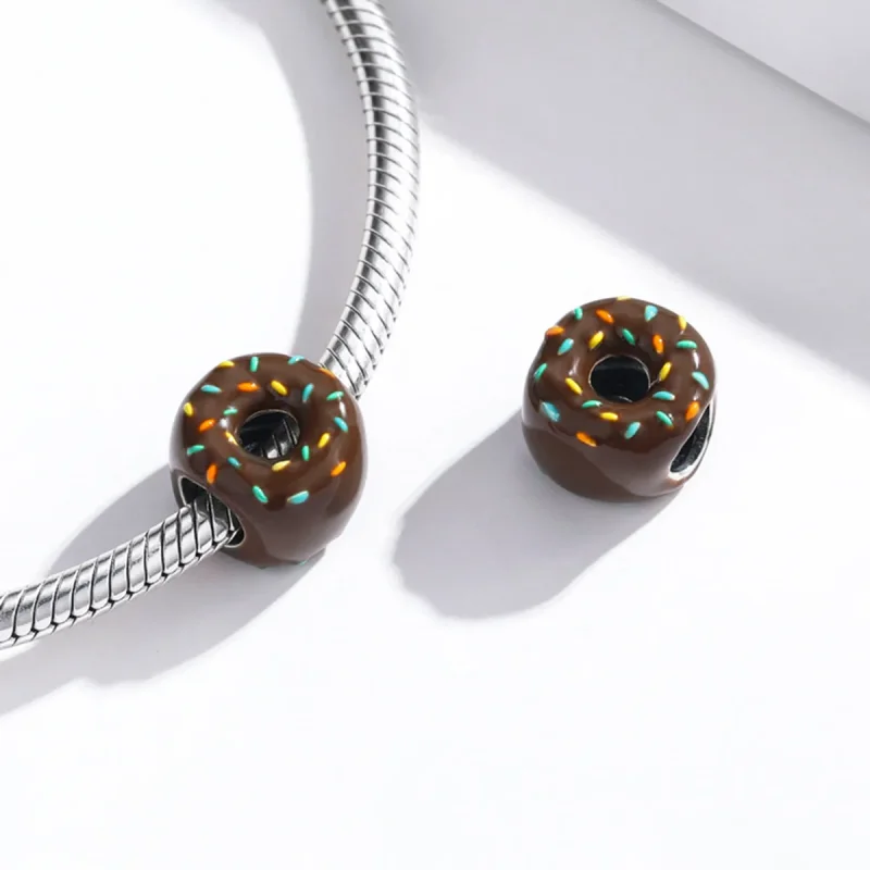(kép) PANDORA típusú fánk charm - SCC1820 - Megtekintés 4