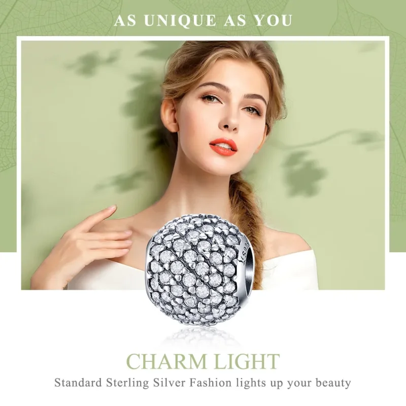 (kép) PANDORA típusú fény charm - SCC733 - Megtekintés 6