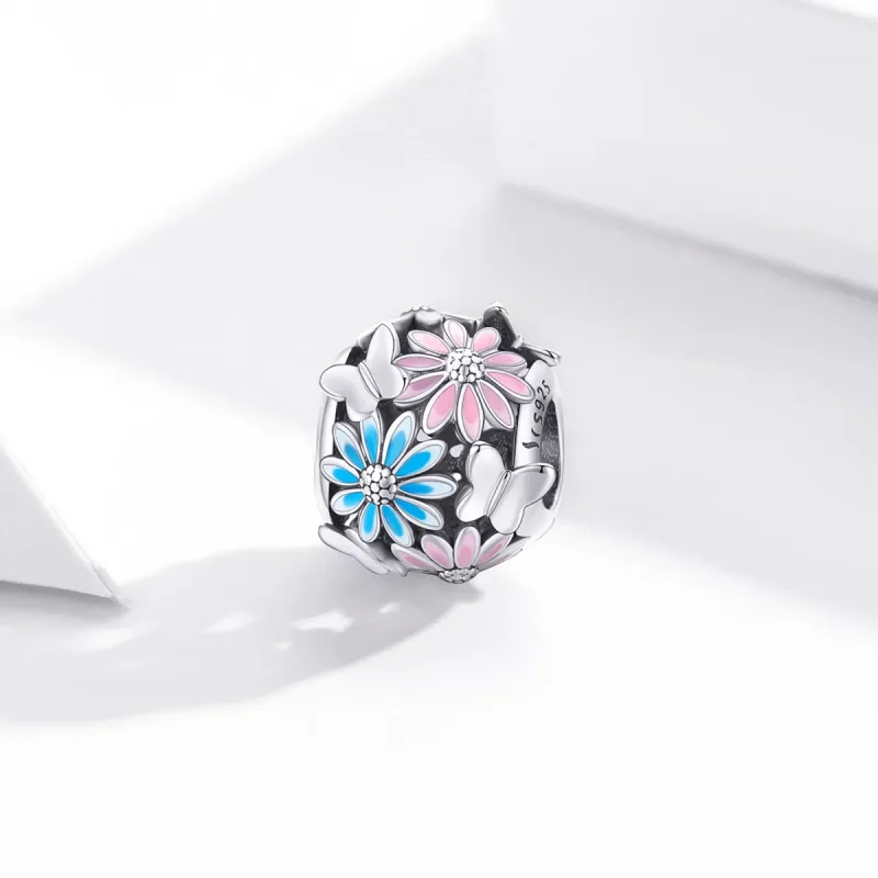 (kép) PANDORA típusú fényes százszorszépek charm - SCC1837 - Megtekintés 2