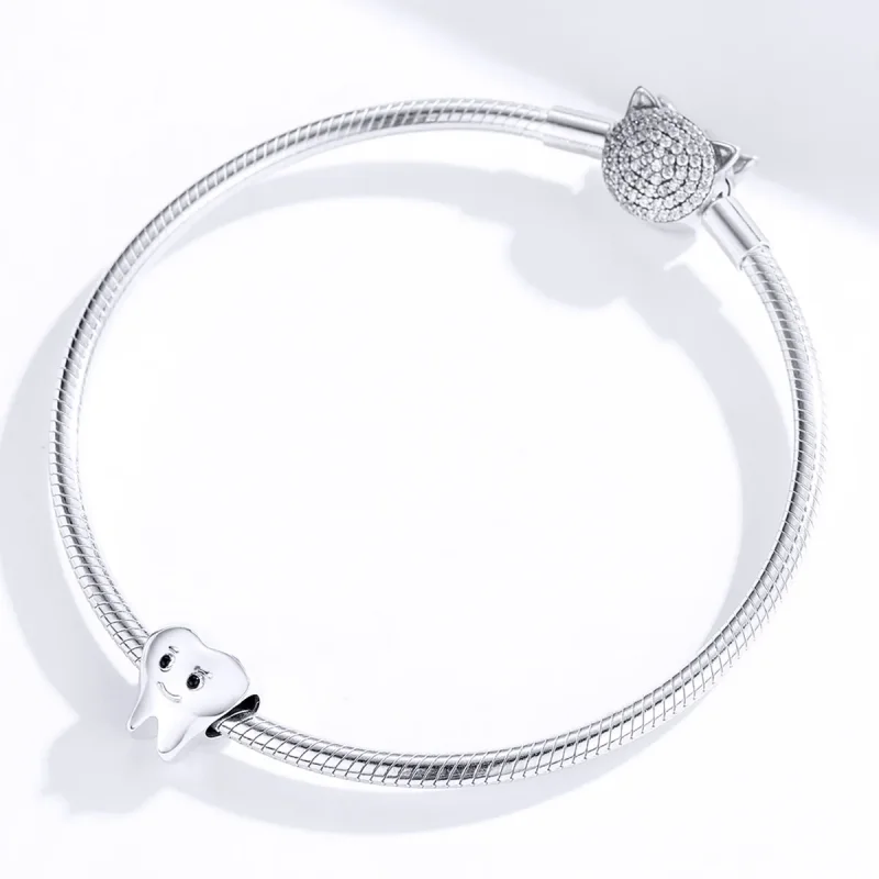 (kép) PANDORA típusú fogászat charm - SCC1401 - Megtekintés 3