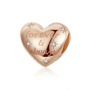 (kép) PANDORA típusú forever & always charm - SCC1223