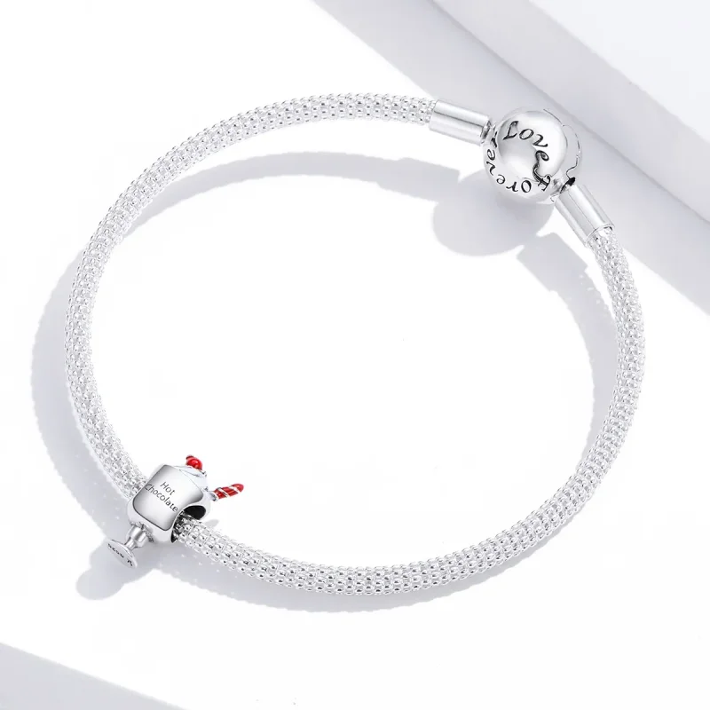 (kép) PANDORA típusú forró csokoládé charm - SCC1495 - Megtekintés 3