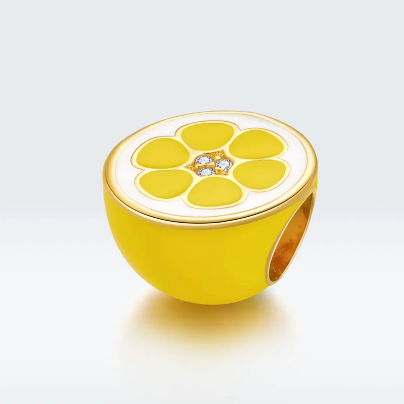 (kép) PANDORA típusú friss citrom charm - SCC1590 - Megtekintés 5