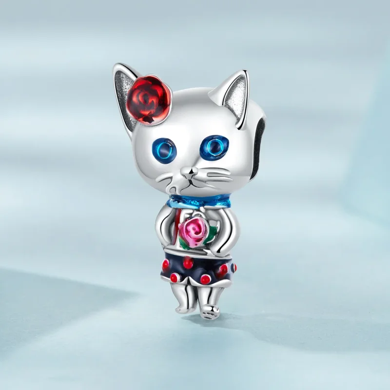 (kép) PANDORA típusú Furcsa macska Charm - SCC2377 - Megtekintés 2