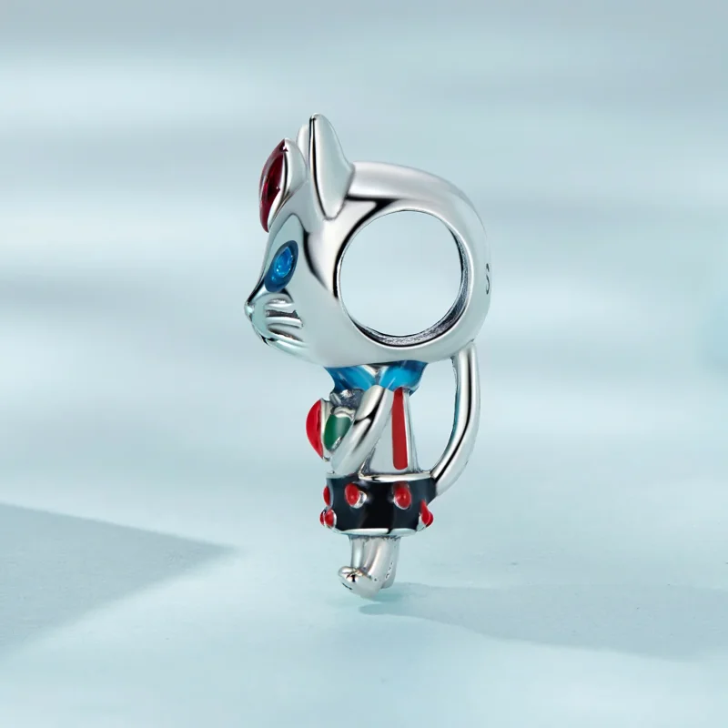(kép) PANDORA típusú Furcsa macska Charm - SCC2377 - Megtekintés 3