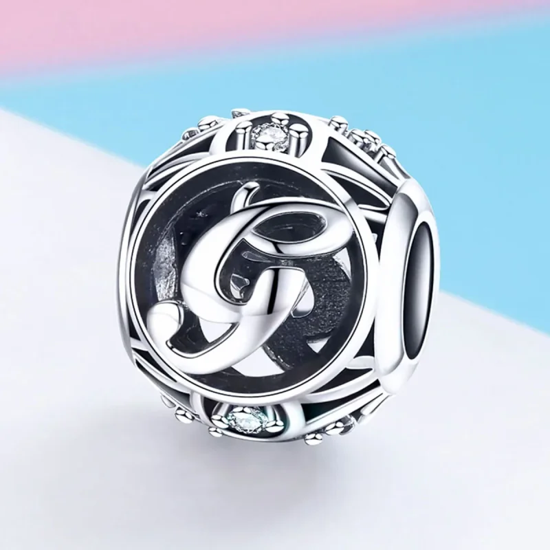 (kép) PANDORA típusú G-betű Charm - SCC738-G - Megtekintés 2
