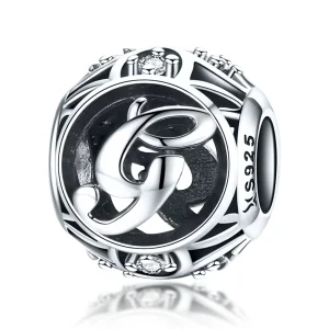 (kép) PANDORA típusú G-betű Charm - SCC738-G