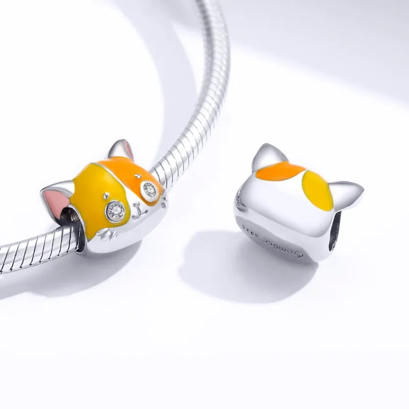 (kép) PANDORA típusú Garfield Charm - BSC189 - Megtekintés 4