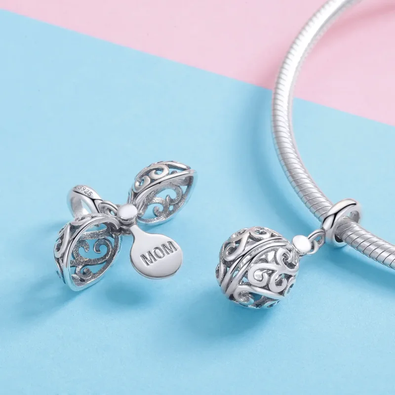 (kép) PANDORA típusú gartitude anyának függő charm - SCC1008 - Megtekintés 4