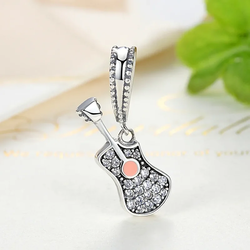 (kép) PANDORA típusú gitár függő charm - SCC113 - Megtekintés 4