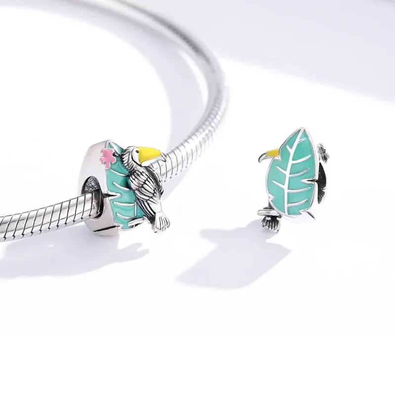 (kép) PANDORA típusú gólya charm - SCC1531 - Megtekintés 4