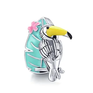 (kép) PANDORA típusú gólya charm - SCC1531