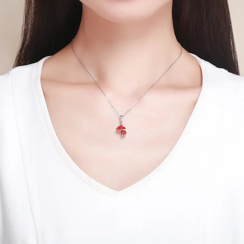 (kép) PANDORA típusú gomba függő charm - SCC1060 - Megtekintés 5