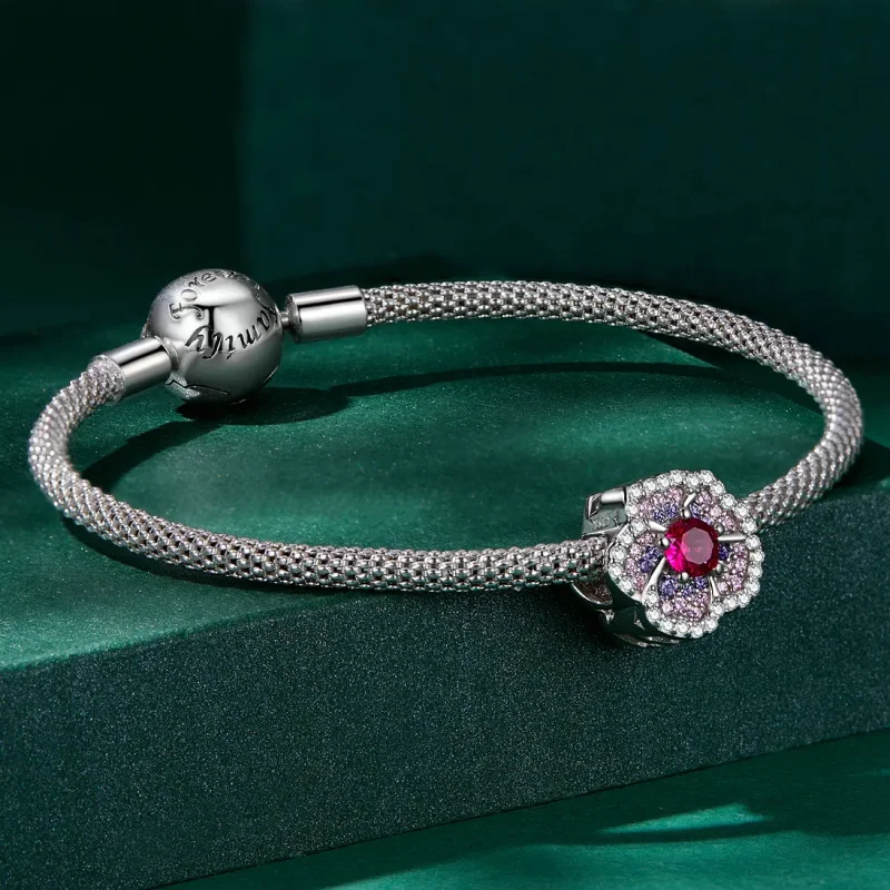 (kép) PANDORA típusú Gradiens virágok Charm - BSC625 - Megtekintés 5