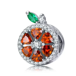 PANDORA típusú grapefruit charm - SCC1277 (kép) PANDORA típusú grapefruit charm - SCC1277