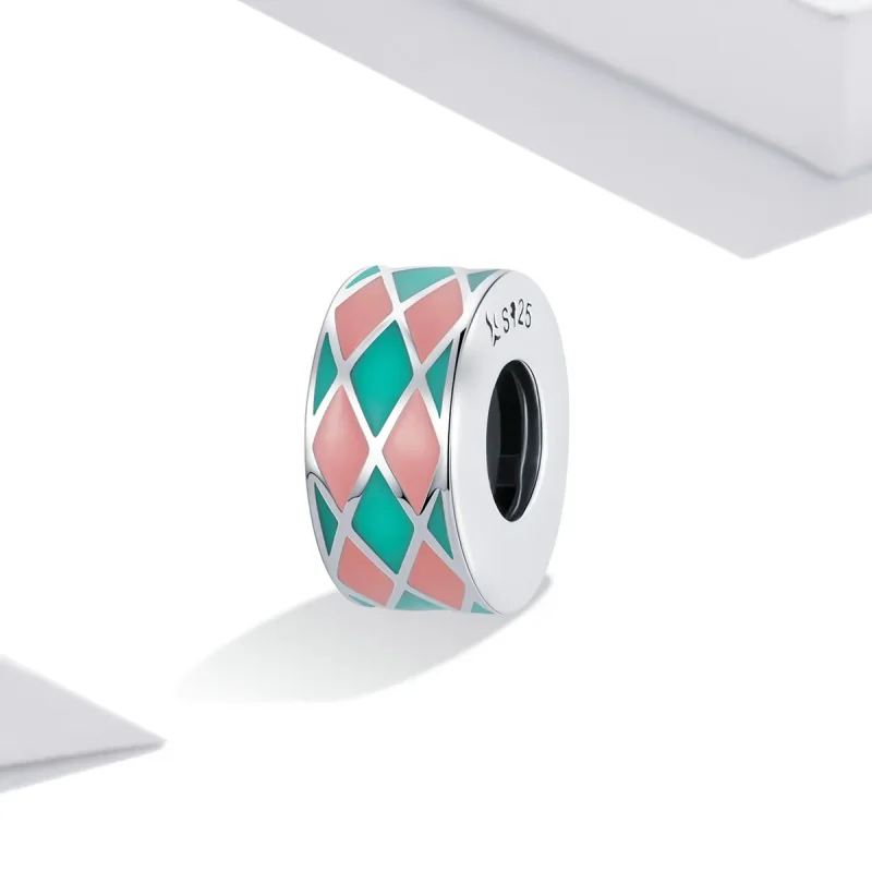 (kép) PANDORA típusú Gyémánt rács Charm - SCC2165 - Megtekintés 2