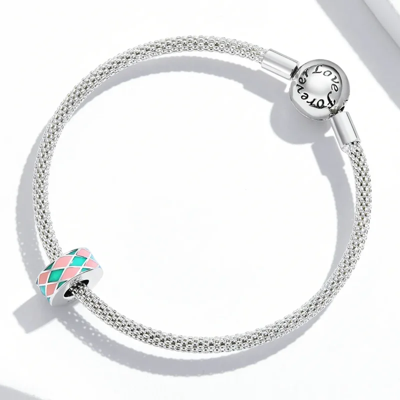 (kép) PANDORA típusú Gyémánt rács Charm - SCC2165 - Megtekintés 3