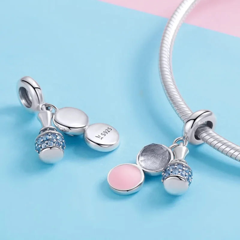 (kép) PANDORA típusú gyönyörű lány függő charm - SCC1026 - Megtekintés 4