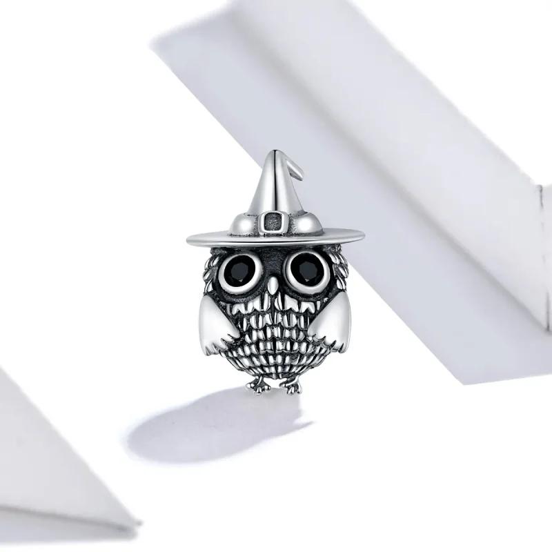(kép) PANDORA típusú halloween bagoly charm - SCC1616 - Megtekintés 2