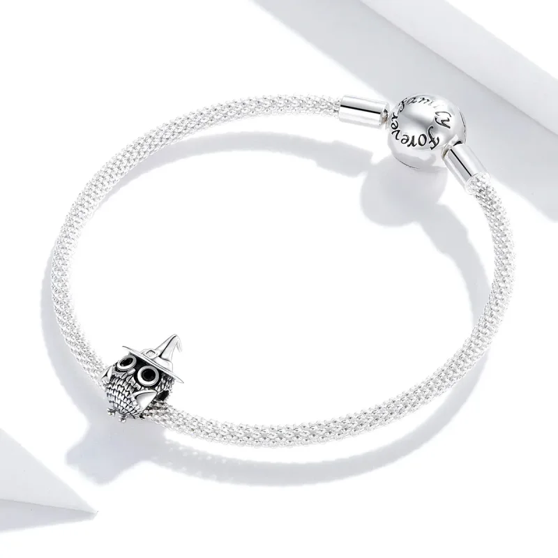 (kép) PANDORA típusú halloween bagoly charm - SCC1616 - Megtekintés 3