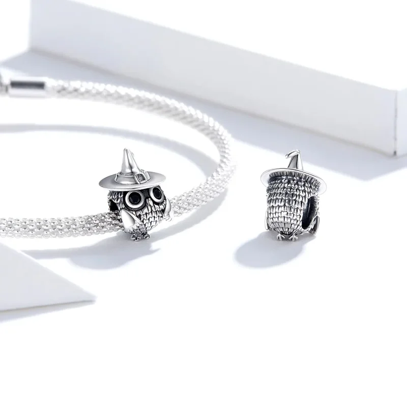 (kép) PANDORA típusú halloween bagoly charm - SCC1616 - Megtekintés 4