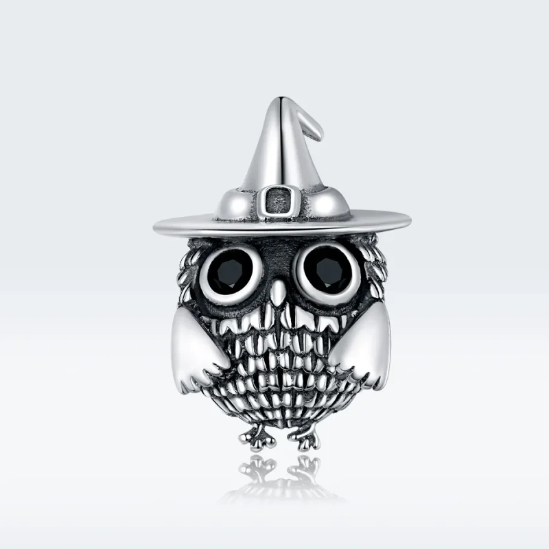 (kép) PANDORA típusú halloween bagoly charm - SCC1616 - Megtekintés 5