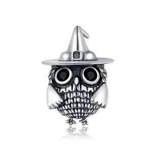 (kép) PANDORA típusú halloween bagoly charm - SCC1616