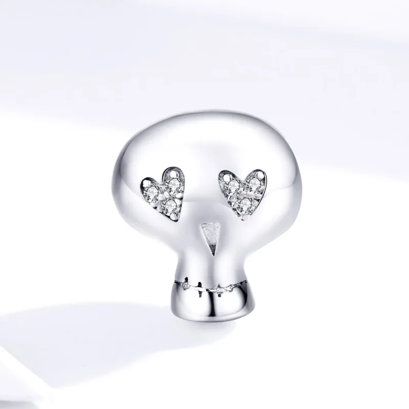(kép) PANDORA típusú halloween koponya charm - SCC1362 - Megtekintés 3