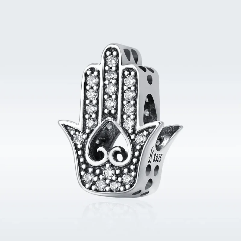 (kép) PANDORA típusú hamsa charm - SCC225 - Megtekintés 2