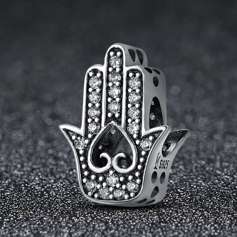 (kép) PANDORA típusú hamsa charm - SCC225 - Megtekintés 3