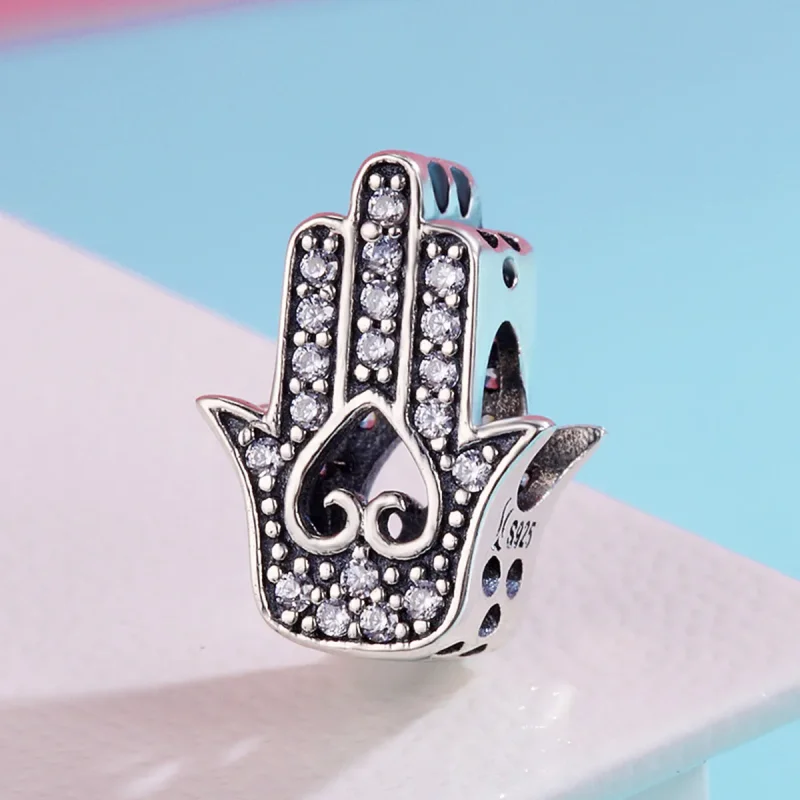 (kép) PANDORA típusú hamsa charm - SCC225 - Megtekintés 4