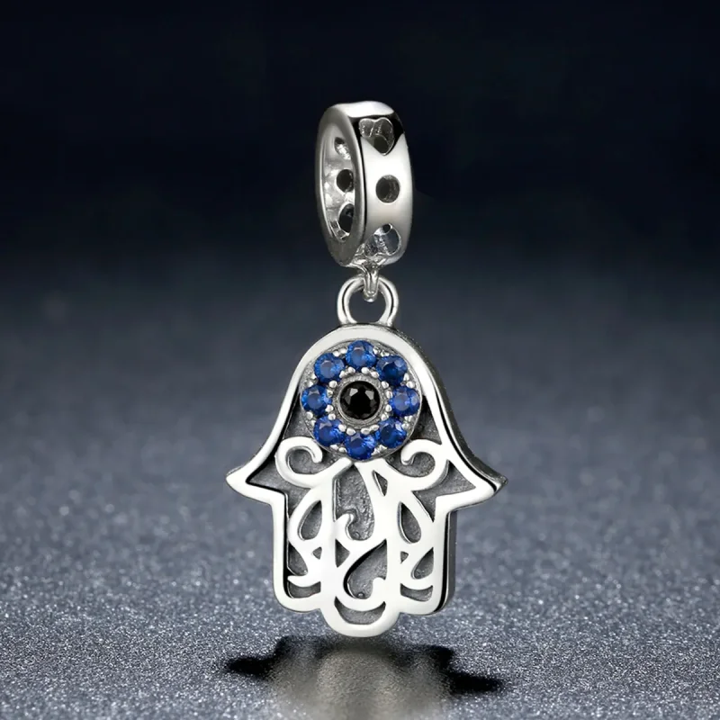 (kép) PANDORA típusú hamsa kéz függő charm - SCC085 - Megtekintés 5