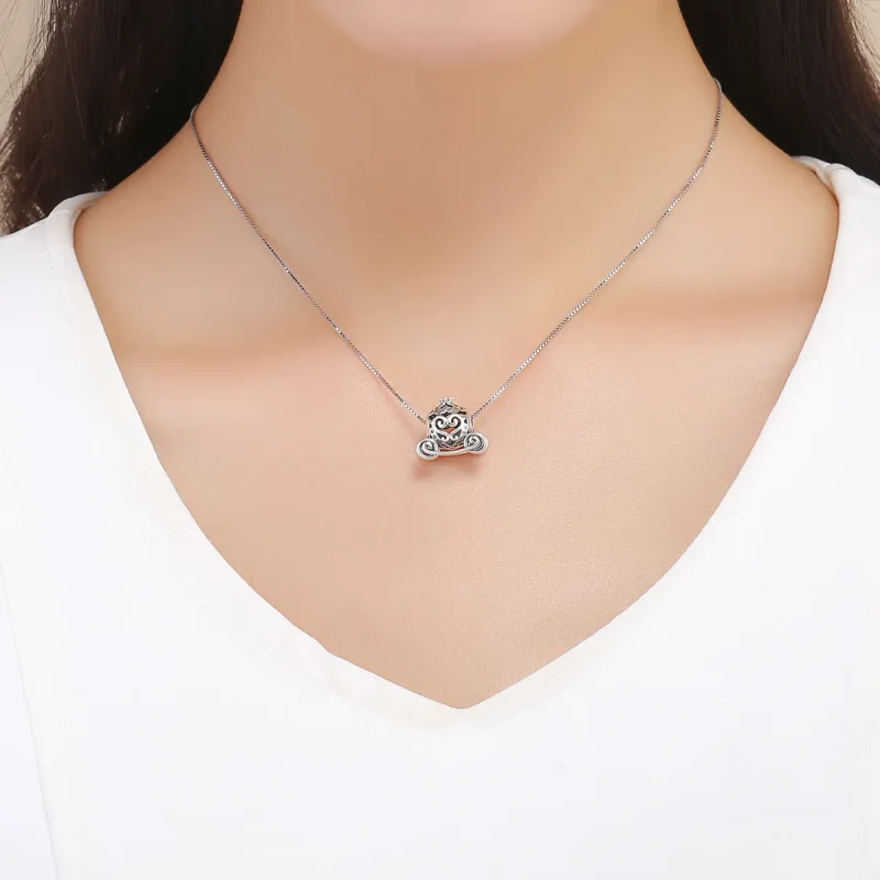 (kép) PANDORA típusú hamupipőke tökös autója charm - SCC792 - Megtekintés 5
