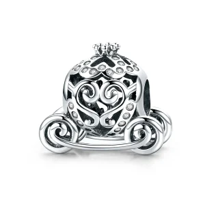 (kép) PANDORA típusú hamupipőke tökös autója charm - SCC792