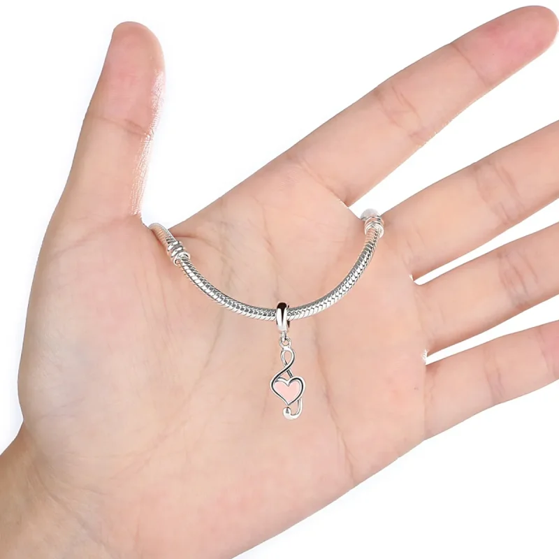 (kép) PANDORA típusú hangjegyek függő charm - SCC110 - Megtekintés 2