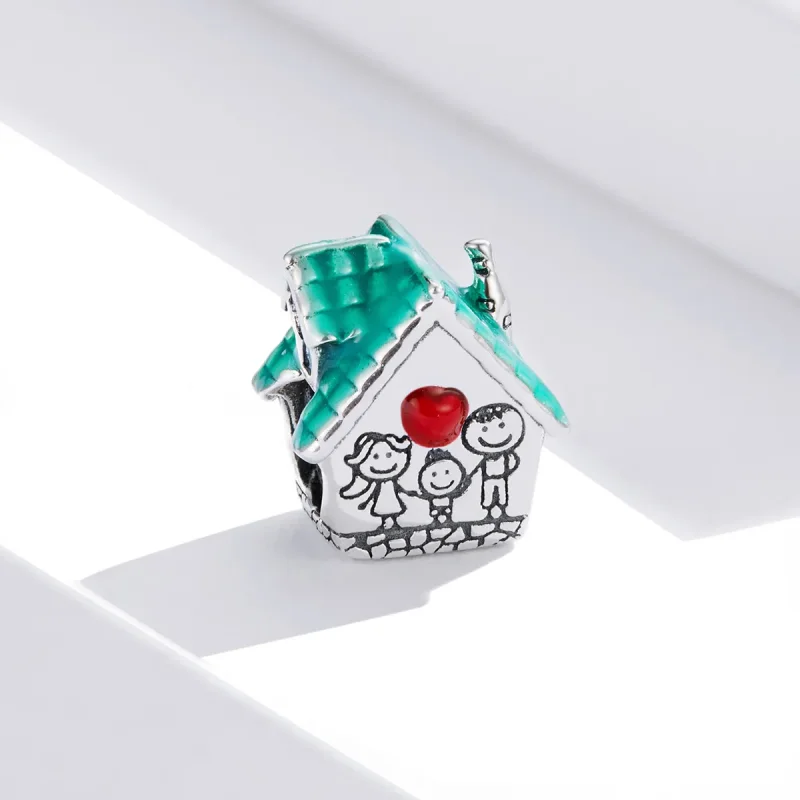 (kép) PANDORA típusú hangulatos házikó charm - SCC1518 - Megtekintés 2