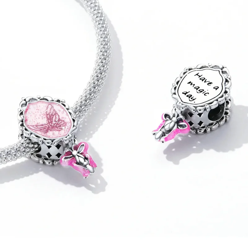 (kép) PANDORA típusú Hercegnő tükör Charm - SCC2205 - Megtekintés 4