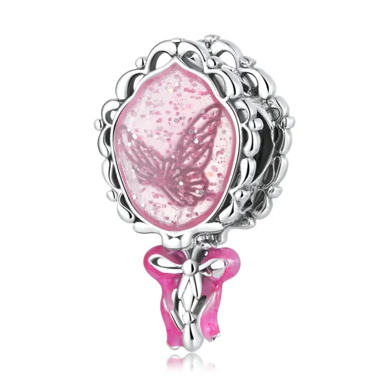 (kép) PANDORA típusú Hercegnő tükör Charm - SCC2205