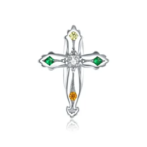 (kép) PANDORA típusú Hálaadás kereszt Charm - BSC343