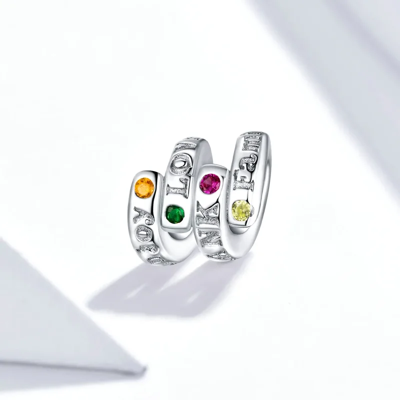 (kép) PANDORA típusú Hálaadás kulcsszavak Charm - BSC341 - Megtekintés 2