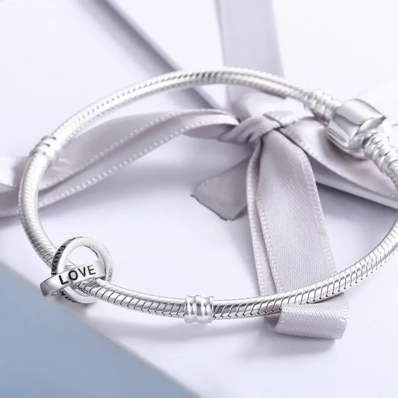 (kép) PANDORA típusú Hálás vagyok neked Charm - SCC227 - Megtekintés 4