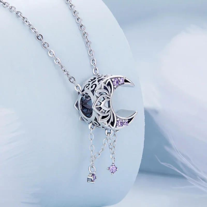 (kép) PANDORA típusú Hold bojt Charm - BSC636 - Megtekintés 2