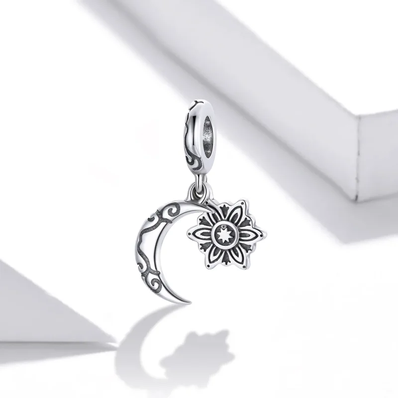 (kép) PANDORA típusú hold lótusz charm - SCC1826 - Megtekintés 2