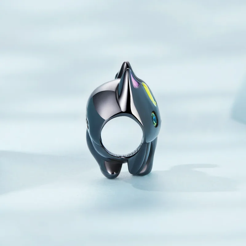 (kép) PANDORA típusú Hold macska Charm - SCC2386 - Megtekintés 3