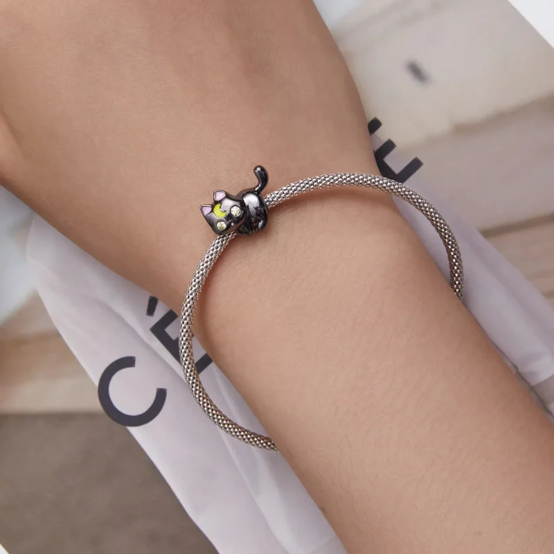 (kép) PANDORA típusú Hold macska Charm - SCC2386 - Megtekintés 6