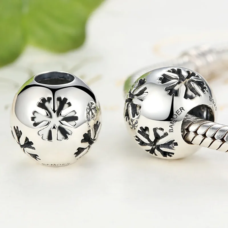 (kép) PANDORA típusú hópehely charm - SCC070 - Megtekintés 2