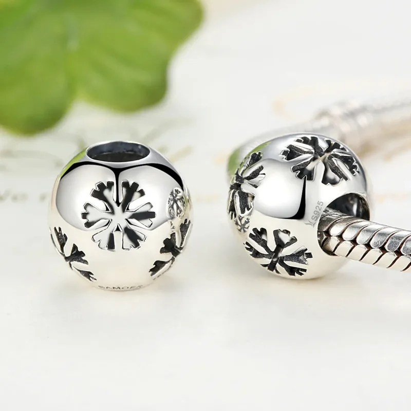 (kép) PANDORA típusú hópehely charm - SCC070 - Megtekintés 4